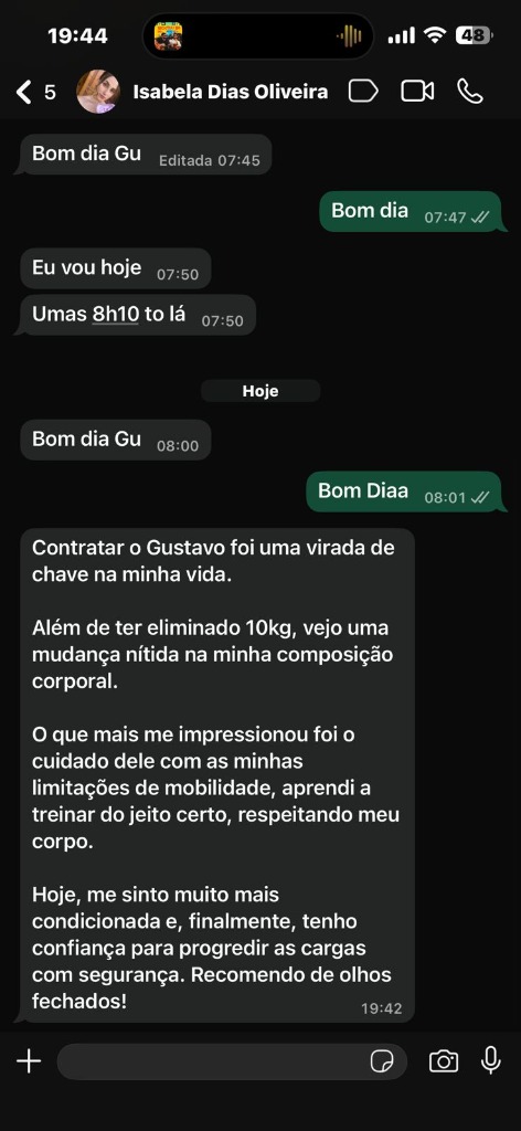 Depoimento Isabela